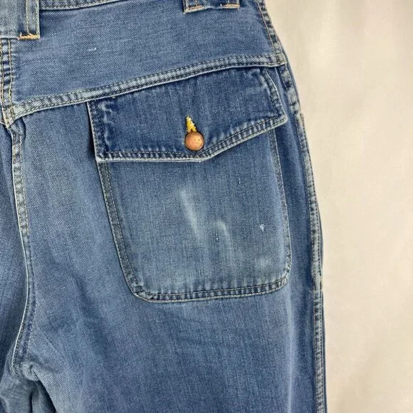 Sears Vintage Low-Waist 70s Flare Jeans Women's Size 10 - Picture 8 of 14